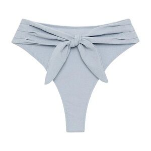 MONCE Light Blue Denim PAULA Knotted Bikini Bottom SMALL 122$